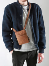 Sac Bandoulire Spider Etrier Marron spider ESPI728S-vue-porte