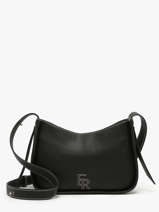 Sac Bandoulière M Foudre Cuir Etrier Noir foudre EFOD089M