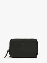 Coin Purse Equestre Leather Etrier Black equestre EEQT096M