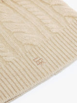 Beanie Cashmere Sierra Etrier Beige sierra ESIE430U-vue-porte