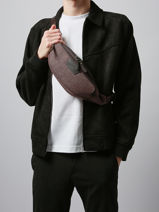 Belt Bag Light Etrier Brown light ELIS722M-vue-porte